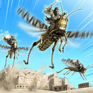 砂漠の飛蝗賊